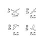 Wallity Birds - 486 Escultura de Pared de Metal Negra